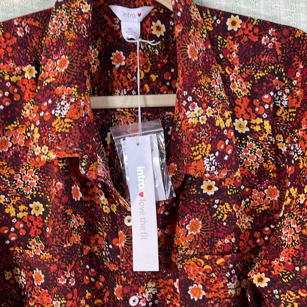 Intro Long Sleeve Button Down Blouse - Nwt - image 3